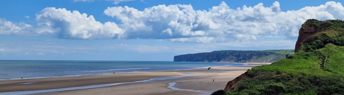 Filey Beach 10 minute walk from The Bay resort